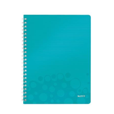 Leitz "WOW" spirálfüzet A4, kockás, jégkék (E46380051) (E46380051) füzet