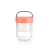 Lékué Jar To Go Uzsonnás doboz, 400 ml, lazacszín