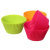 Lékué Lekue Nagy muffin sütőforma (cupcake), szilikon, piros