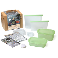 Lékué Sada dóz na skladování potravin The Essential Reusable Kit papírárú, csomagoló és tárolóeszköz