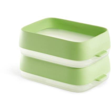  Lékué set of two reusable 500/1800 ml containers (3421000V12M018) uzsonnás doboz