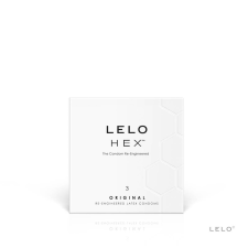 Lelo HEX Condoms Original 3 Pack óvszer