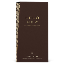 Lelo HEX Condoms Respect 12 darab síkosító