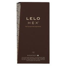 Lelo HEX Luxus minőségű, erős, rugalmas, extra vékony, sikosított óvszerek - Respect óvszer