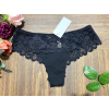 Lemila csipkés francia fazonú csipőtanga 3XL-5XL méret fekete