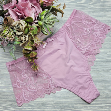 Lemila Magas derekú tanga csipkés szélű Mályva, M női alsó