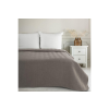  Len3 vászon szerkezetű préselt mintás ágytakaró Szürke 170x210 cm