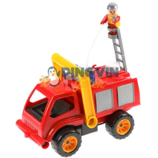 LENA Lena - Tűzoltóautó vízpumpával és figurával 31cm-es autópálya és játékautó