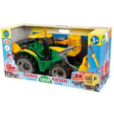 LENA Óriás markolós traktor dobozban 107cm (02080) autópálya és játékautó
