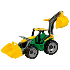 LENA Traktor kotrógéppel és Gigant Lena kanállal 102cm autópálya és játékautó