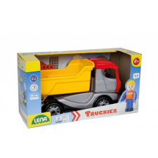 LENA - Truckies dömper figurával (22 cm) autópálya és játékautó
