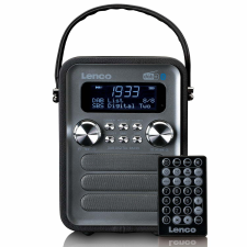 Lenco PDR-051 Rádió - Fekete rádió
