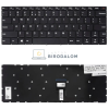 Lenovo IdeaPad 110-14IBR 110-14AST gyári billentyűzet (US kiosztás), fekete