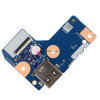 Lenovo Legion 5-15ARH05H 82B1, 5P-15ARH05H 82GU gyári bekapcsoló és USB panel (5C50S25102, NS-D281)