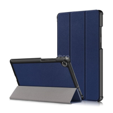 Lenovo Tab M8 (8.0) TB-8505F, mappa tok, Trifold, sötétkék tablet tok