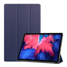 Lenovo Tab P11 (11.0) TB-J606F, mappa tok, Trifold, sötétkék tablet tok
