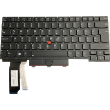 Lenovo ThinkPad E14 Gen1, Gen2 gyári új fekete magyar billentyűzet háttérvilágítással laptop alkatrész