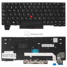 Lenovo ThinkPad X280, X390, X395, A285, L13 Yoga, X13 gyári billentyűzet (ES kiosztás) laptop alkatrész