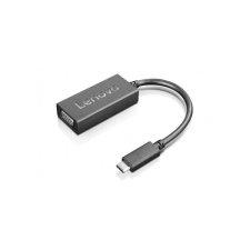 Lenovo USB-C apa - VGA anya adapter - Fekete kábel és adapter