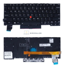 Lenovo X13 Yoga Gen 1 20SX, 20SY gyári billentyűzet (US kiosztás, háttérvilágítással, pointer) laptop alkatrész