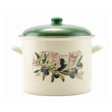 LEO-10388 Oliva Zománcozott fazék 16 cm+fedő edény