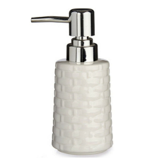 LEO-5577 Kerámia szappan adagoló – fehér – 150 ml fürdőszoba kiegészítő