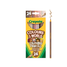 LEO-8468 Crayola: Sok színű világ, bőrszín árnyalatú színes ceruza készlet színes ceruza
