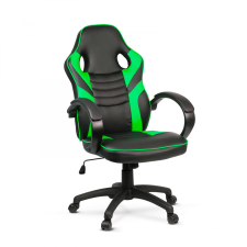 Leo Karfás gamer szék Zöld forgószék