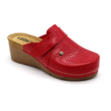 LEON 1001 női klumpa piros színben munkavédelmi cipő