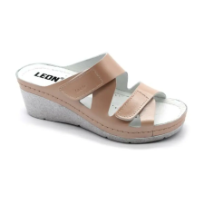 LEON 1004 LEON Comfort női bőr papucs gyógypapucs