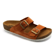 LEON 4010 LEON Comfort női bőr papucs gyógypapucs