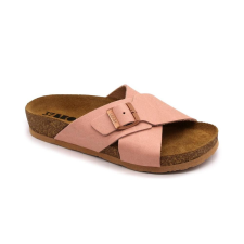 LEON 4053 LEON Comfort női bőr papucs női papucs
