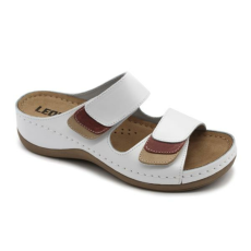 LEON 904 LEON Comfort női bőr papucs