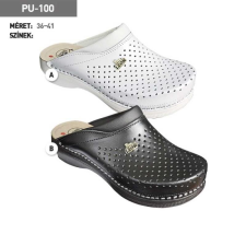 LEON Klumpa PU100 Leon Comfort női bőr, fehér, 39 munkavédelmi cipő