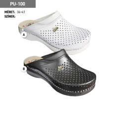 LEON Klumpa PU100 Leon Comfort női bőr, fekete, 37
