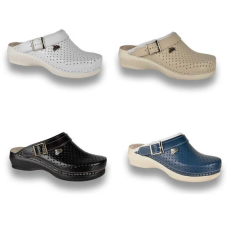 LEON Klumpa PU101 Leon Comfort női bőr, fehér, 40