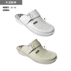 LEON Klumpa V230 Leon Comfort férfi bőr, fekete, 45