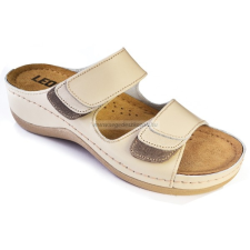 LEON Leon 904 női papucs - Bézs női papucs