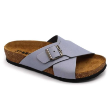 LEON Papucs 4053 LEON Comfort női bőr fekete orlando 39