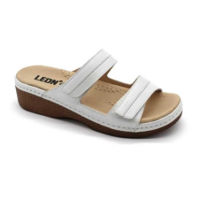 LEON Papucs 410 Leon Comfort női bőr, szürke, 39 munkavédelmi cipő