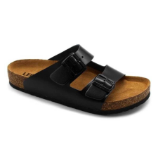 LEON Papucs 4703 Leon Comfort férfi bőr, világosbarna-velur, 47 munkavédelmi cipő
