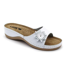 LEON Papucs 915 Leon Comfort női bőr, fehér, 38 munkavédelmi cipő