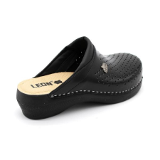 LEON PU100 LEON Comfort női bőr klumpa női papucs