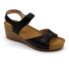 LEON Szandál 1041 Leon Comfort női bőr, fekete, 41 munkavédelmi cipő
