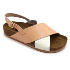 LEON Szandál 4302 LEON Comfort női bőr fekete lakk 40 munkavédelmi cipő