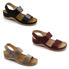 LEON Szandál 945 Leon Comfort női bőr, szürke, 38 munkavédelmi cipő