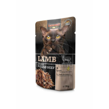 Leonardo bárányhús extra tépett marhahússal alutasakos macskaeledel 70 g macskaeledel