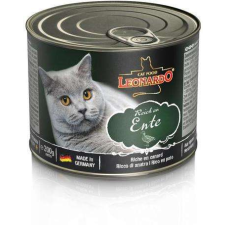 Leonardo kacsahúsban gazdag konzerves macskaeledel (6 x 200 g) 1.2kg macskaeledel