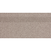 Lépcső Rako Taurus Granit barnásszürke 30x60 cm matt TCPSE068.1