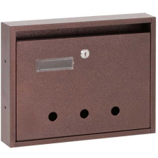 Lépcsőházi Postaláda (MONACO) 310Mm X 230Mm X 60Mm lefele nyíló BRONZ postaláda
